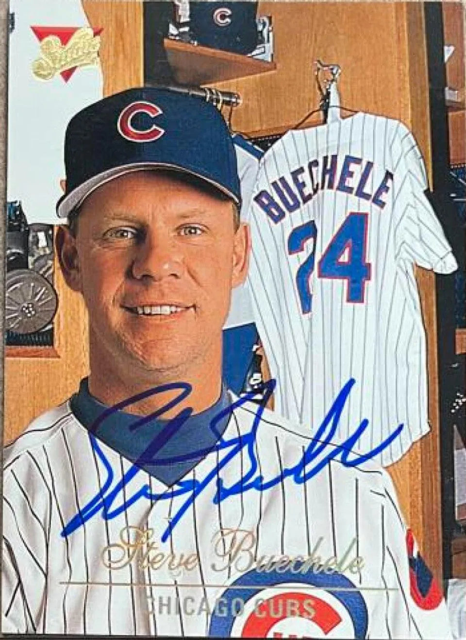 Steve Buechele Signed 1994 Studio Baseball Card - Chicago Cubs