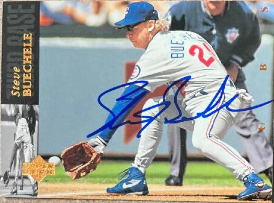 Steve Buechele Signed 1994 Upper Deck Baseball Card - Chicago Cubs