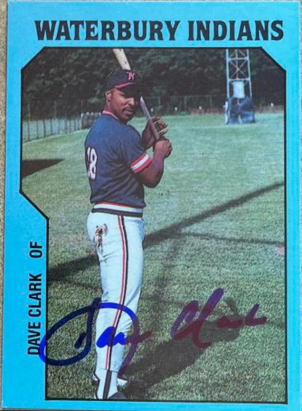 Dave Clark Signed 1985 TCMA Baseball Card - Waterbury Indians