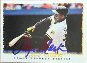 Dave Clark Signed 1995 Topps Baseball Card - Pittsburgh Pirates