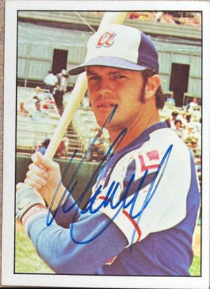 Vic Correll Signed 1976 SSPC Baseball Card - Atlanta Braves