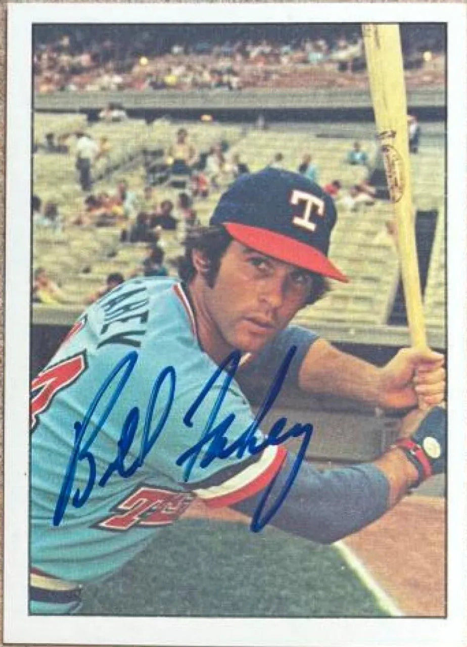 Bill Fahey Signed 1976 SSPC Baseball Card - Texas Rangers