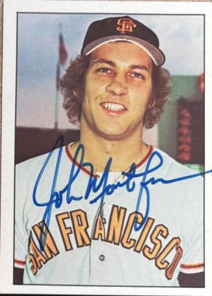 John Montefusco Signed 1976 SSPC Baseball Card - San Francisco Giants