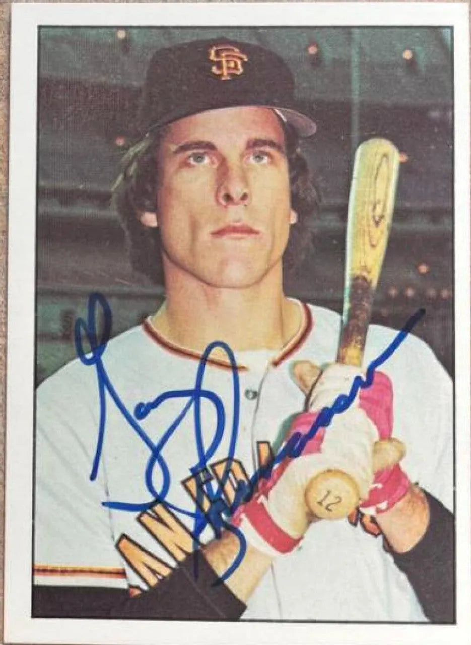 Gary Thomasson Signed 1976 SSPC Baseball Card - San Francisco Giants