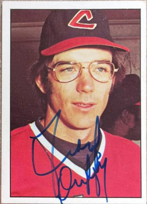 Frank Duffy Signed 1976 SSPC Baseball Card - Cleveland Indians