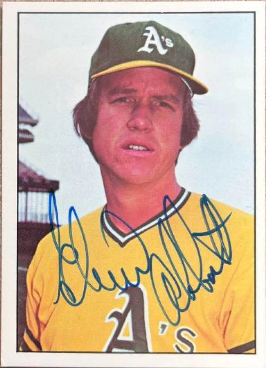 Glenn Abbott Signed 1976 SSPC Baseball Card - Oakland A's