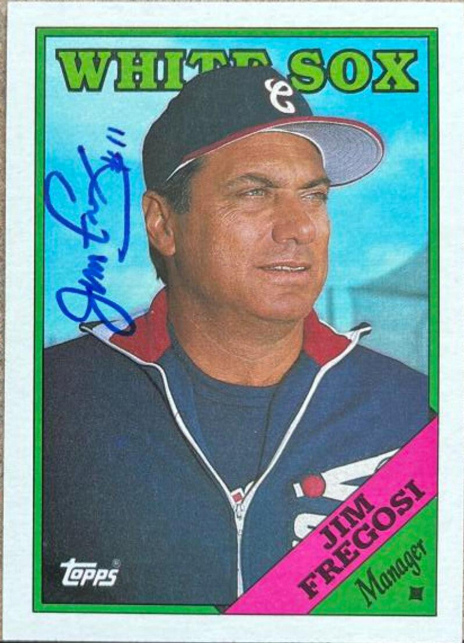 Jim Fregosi Signed 1988 Topps Baseball Card - Chicago White Sox