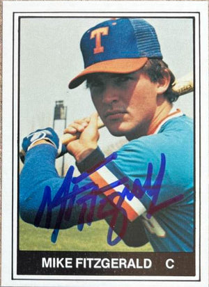 Mike Fitzgerald Signed 1982 TCMA Baseball Card - Tidewater Tides