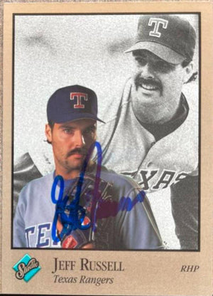 Jeff Russell Signed 1992 Studio Baseball Card - Texas Rangers