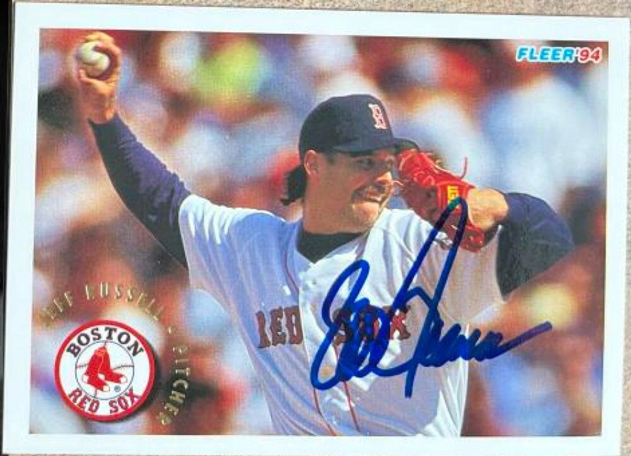 Jeff Russell Signed 1994 Fleer Baseball Card - Boston Red Sox