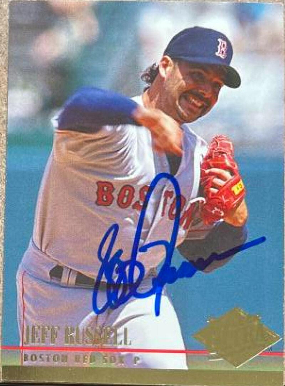 Jeff Russell Signed 1994 Fleer Ultra Baseball Card - Boston Red Sox