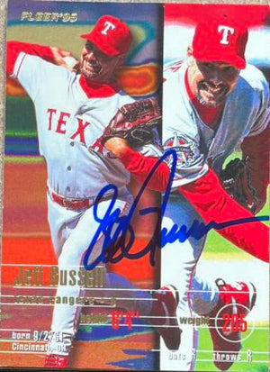 Jeff Russell Signed 1995 Fleer Update Baseball Card - Texas Rangers