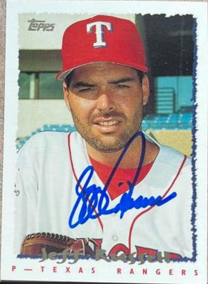 Jeff Russell Signed 1995 Topps Traded & Rookies Baseball Card - Texas Rangers