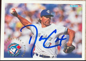 Danny Cox Signed 1994 Fleer Baseball Card - Toronto Blue Jays