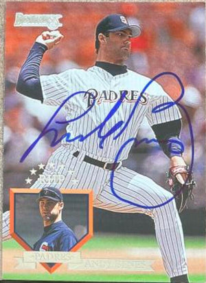 Andy Benes Signed 1995 Donruss Baseball Card - San Diego Padres