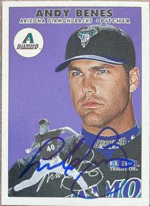 Andy Benes Signed 2000 Fleer Tradition Baseball Card - Arizona Diamondbacks