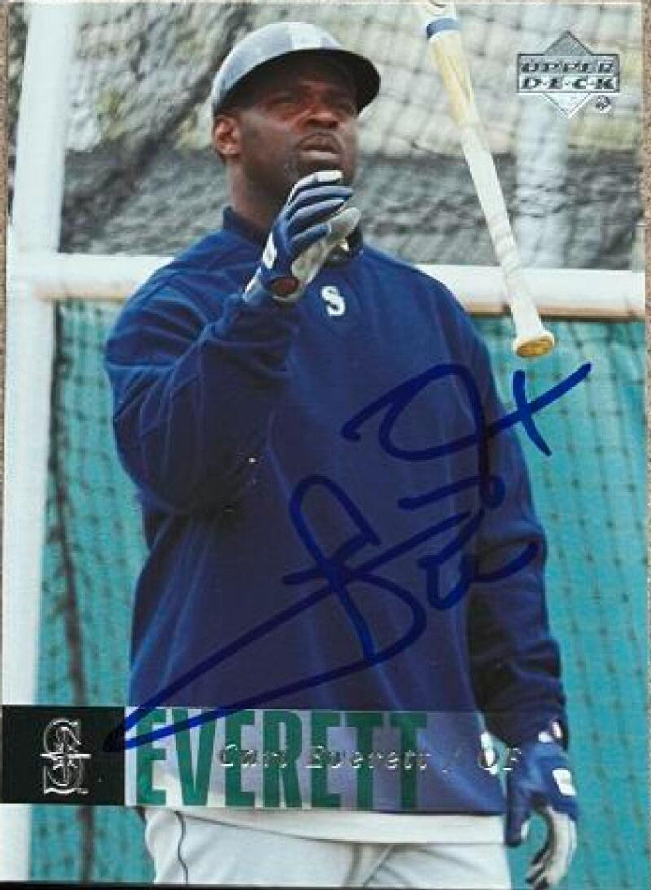 Carl Everett Signed 2006 Upper Deck Baseball Card - Seattle Mariners #797