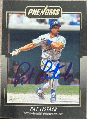 Pat Listach Signed 1992 Donruss Rookies Baseball Card - Milwaukee Brewers