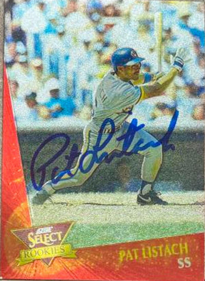 Pat Listach Signed 1993 Score Select Rookies Baseball Card - Milwaukee Brewers