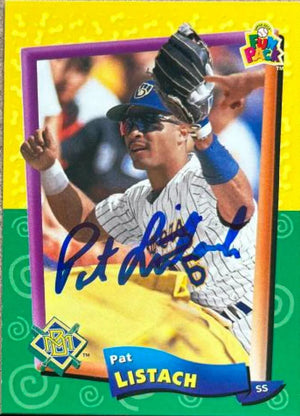 パット・リスタッチ直筆サイン入り 1994 アッパーデッキ ファンパック ベースボールカード - ミルウォーキー ブルワーズ