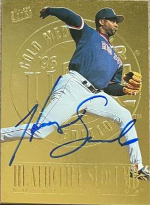 Heathcliff Slocumb Signed 1996 Fleer Ultra Gold Medallion Baseball Card - Boston Red Sox