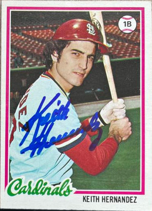 Keith Hernandez Signed 1978 O-Pee-Chee Baseball Card - St Louis Cardinals