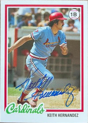 Keith Hernandez Signed 2004 Topps All-Time Fan Favorites Baseball Card - St Louis Cardinals