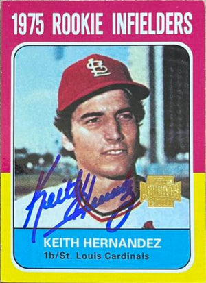 Keith Hernandez Signed 2001 Topps Archives Baseball Card - St Louis Cardinals