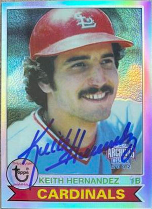 Keith Hernandez Signed 2002 Topps Archives Reserve Baseball Card - St Louis Cardinals