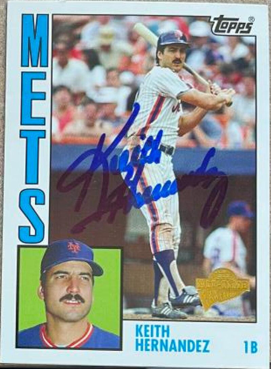 Keith Hernandez Signed 2005 Topps All-Time Fan Favorites Baseball Card - New York Mets