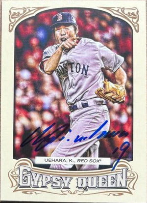 Koji Uehara Signed 2014 Topps Gypsy Queen Baseball Card - Boston Red Sox