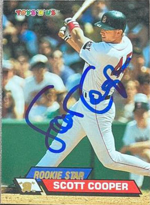 Scott Cooper Signed 1993 Stadium Club Toys 'R Us Baseball Card - Boston Red Sox