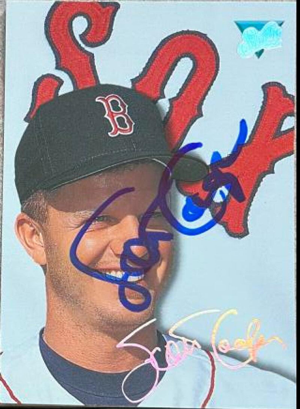 Scott Cooper Signed 1993 Studio Baseball Card - Boston Red Sox