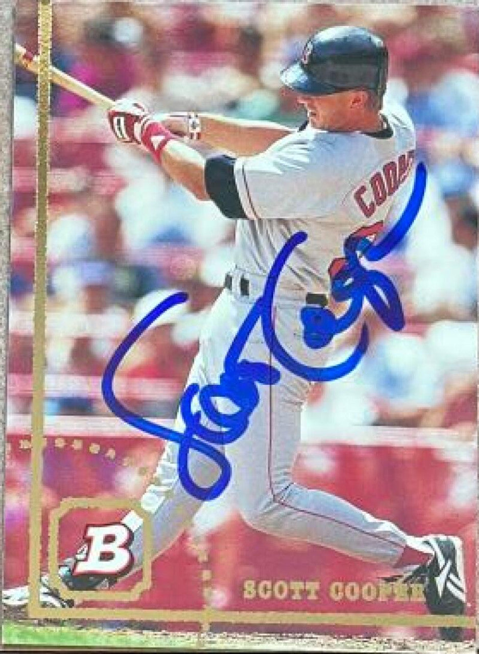 Scott Cooper Signed 1994 Bowman Baseball Card - Boston Red Sox