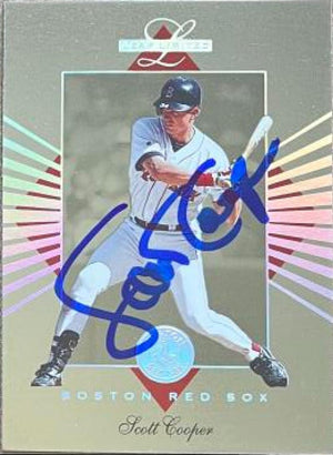 Scott Cooper Signed 1994 Leaf Limited Baseball Card - Boston Red Sox