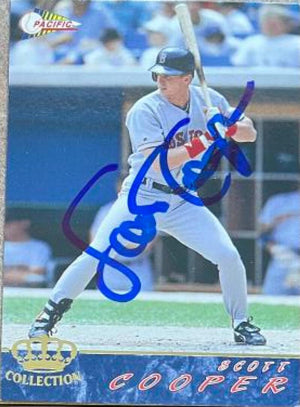 Scott Cooper Signed 1994 Pacific Baseball Card - Boston Red Sox