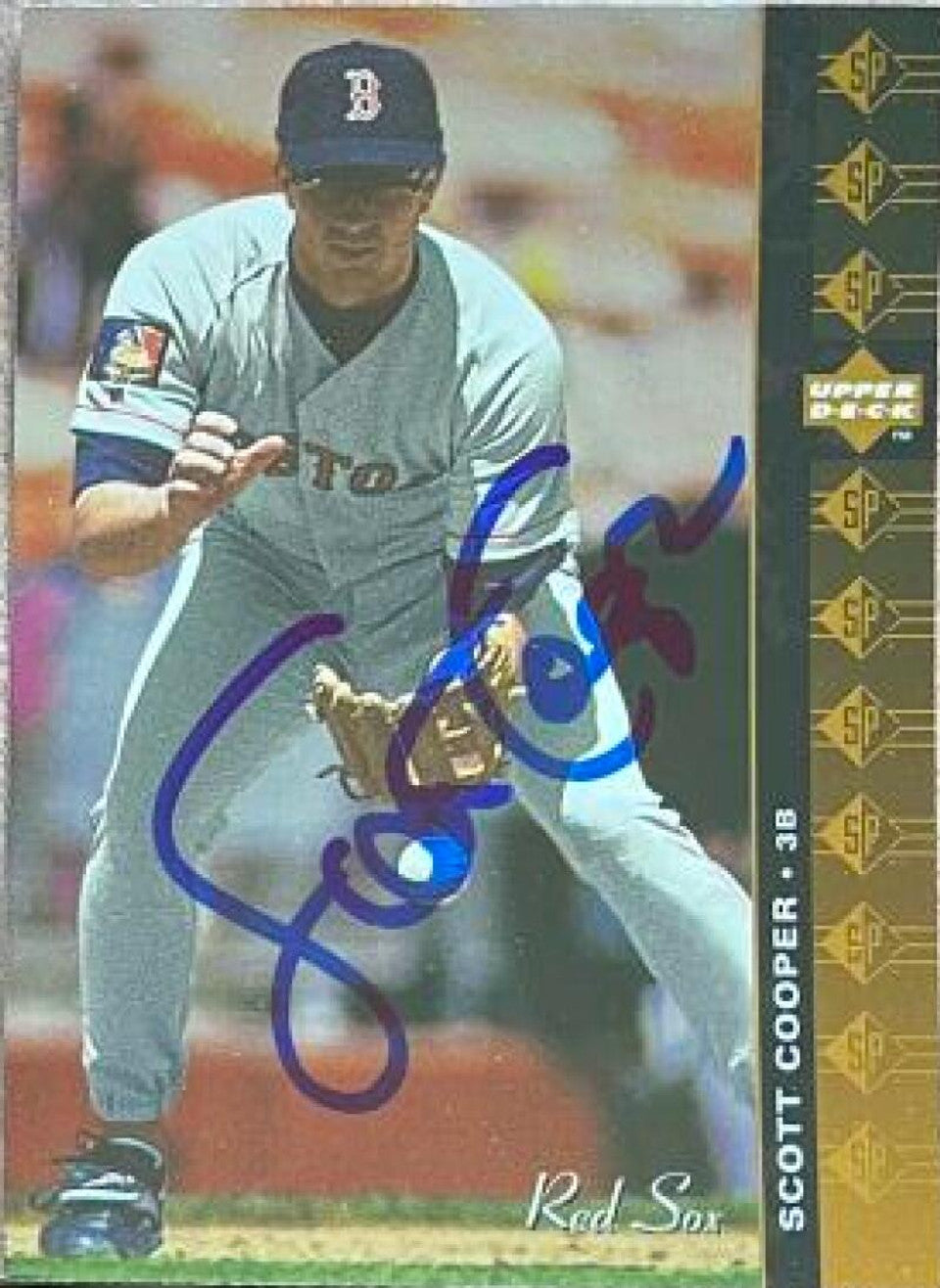 Scott Cooper Signed 1994 SP Baseball Card - Boston Red Sox