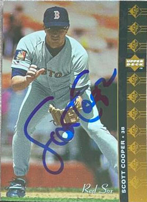 Scott Cooper Signed 1994 SP Baseball Card - Boston Red Sox