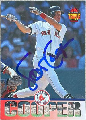 Scott Cooper Signed 1994 Triple Play Baseball Card - Boston Red Sox