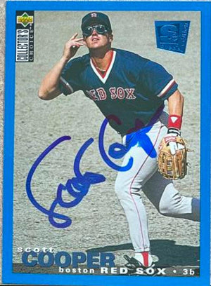 Scott Cooper Signed 1995 Collector's Choice Special Edition Baseball Card - Boston Red Sox