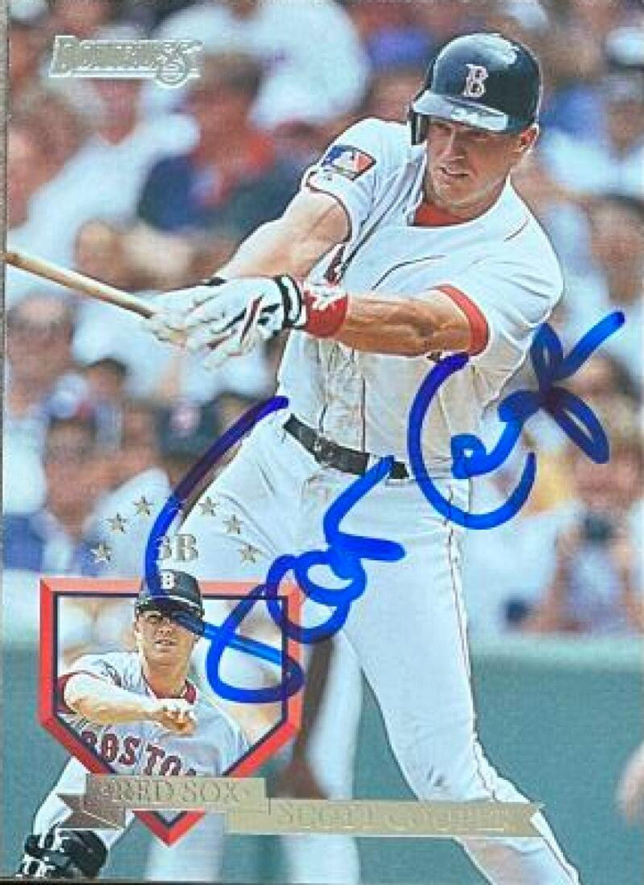 Scott Cooper Signed 1995 Donruss Baseball Card - Boston Red Sox