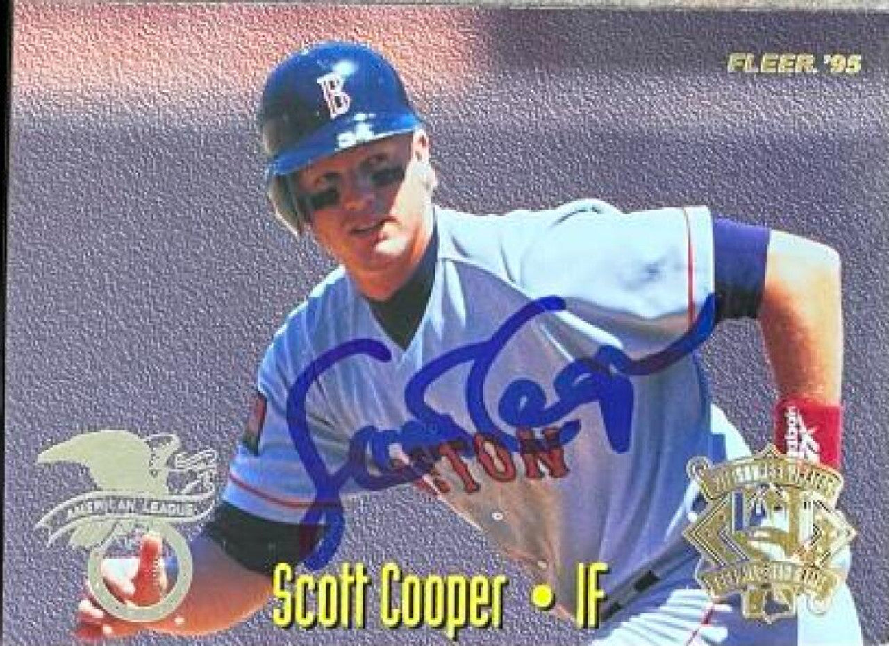 Scott Cooper Signed 1995 Fleer All-Stars Baseball Card - Boston Red Sox