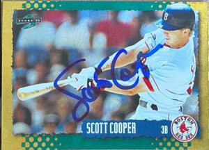 Scott Cooper Signed 1995 Score Gold Rush Baseball Card - Boston Red Sox