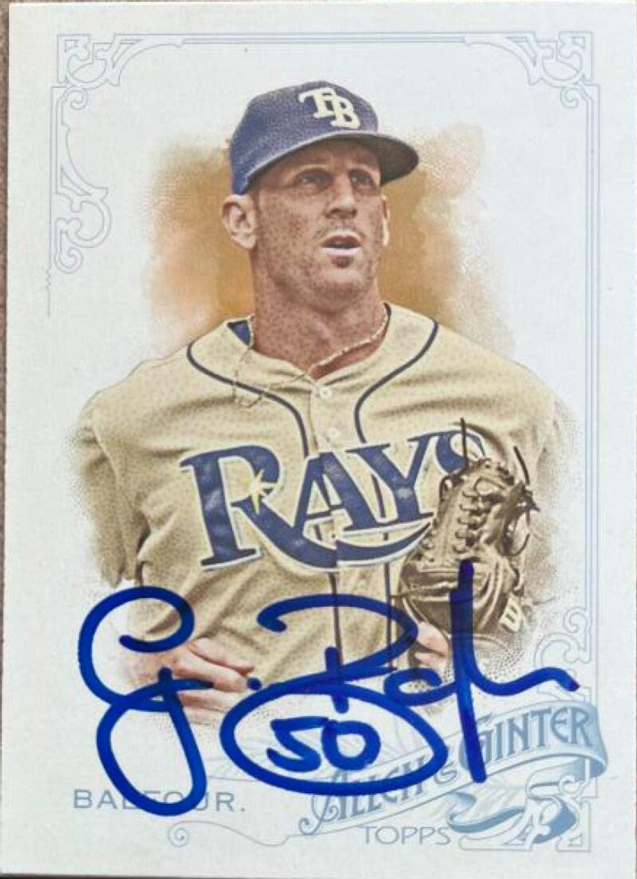 Grant Balfour Signed 2015 Allen & Ginter Baseball Card - Tampa Bay Rays