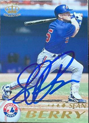 Sean Berry Autographed 1994 Pacific Baseball Card - Montreal Expos