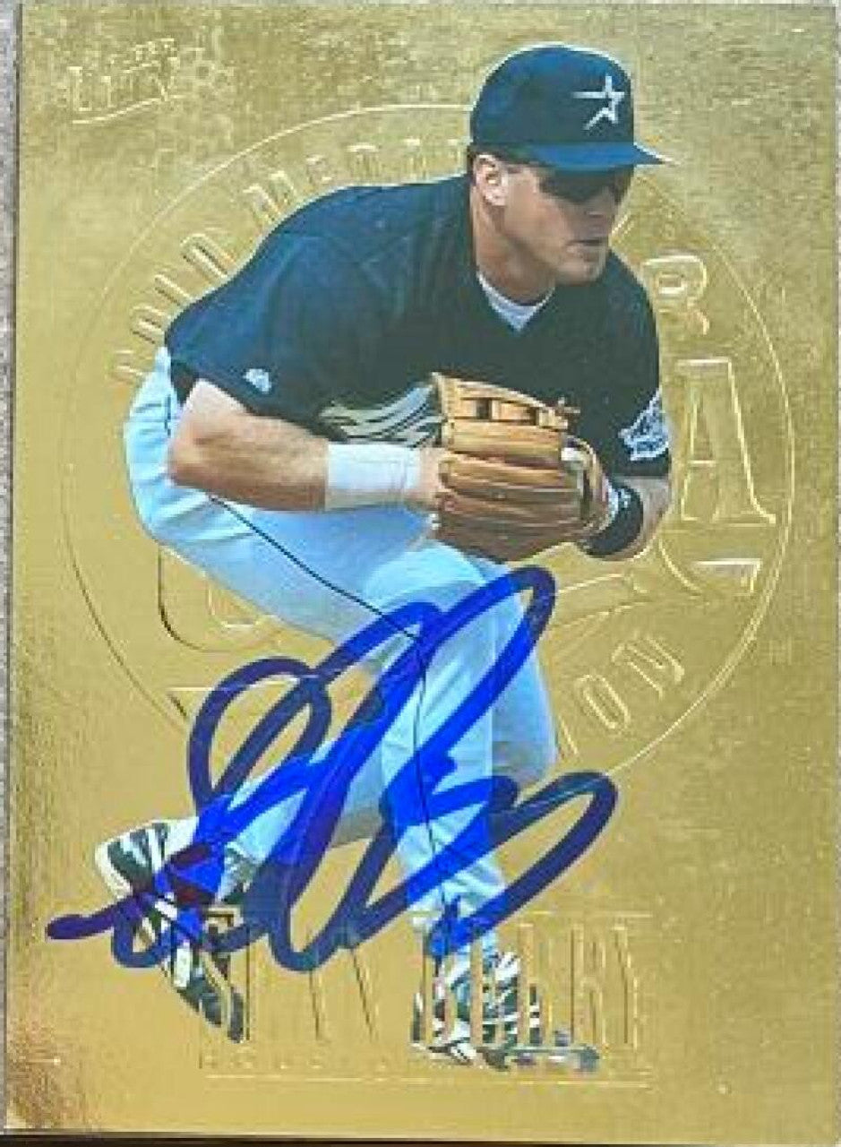 Sean Berry Autographed 1996 Fleer Ultra Gold Medallion Baseball Card - Houston Astros