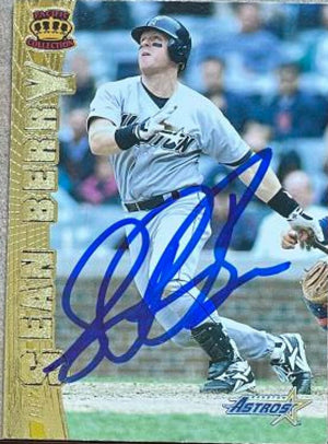 Sean Berry Autographed 1997 Pacific Crown Collection Baseball Card - Houston Astros