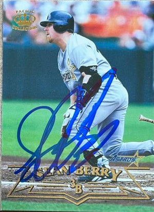 Sean Berry Autographed 1998 Pacific Baseball Card - Houston Astros