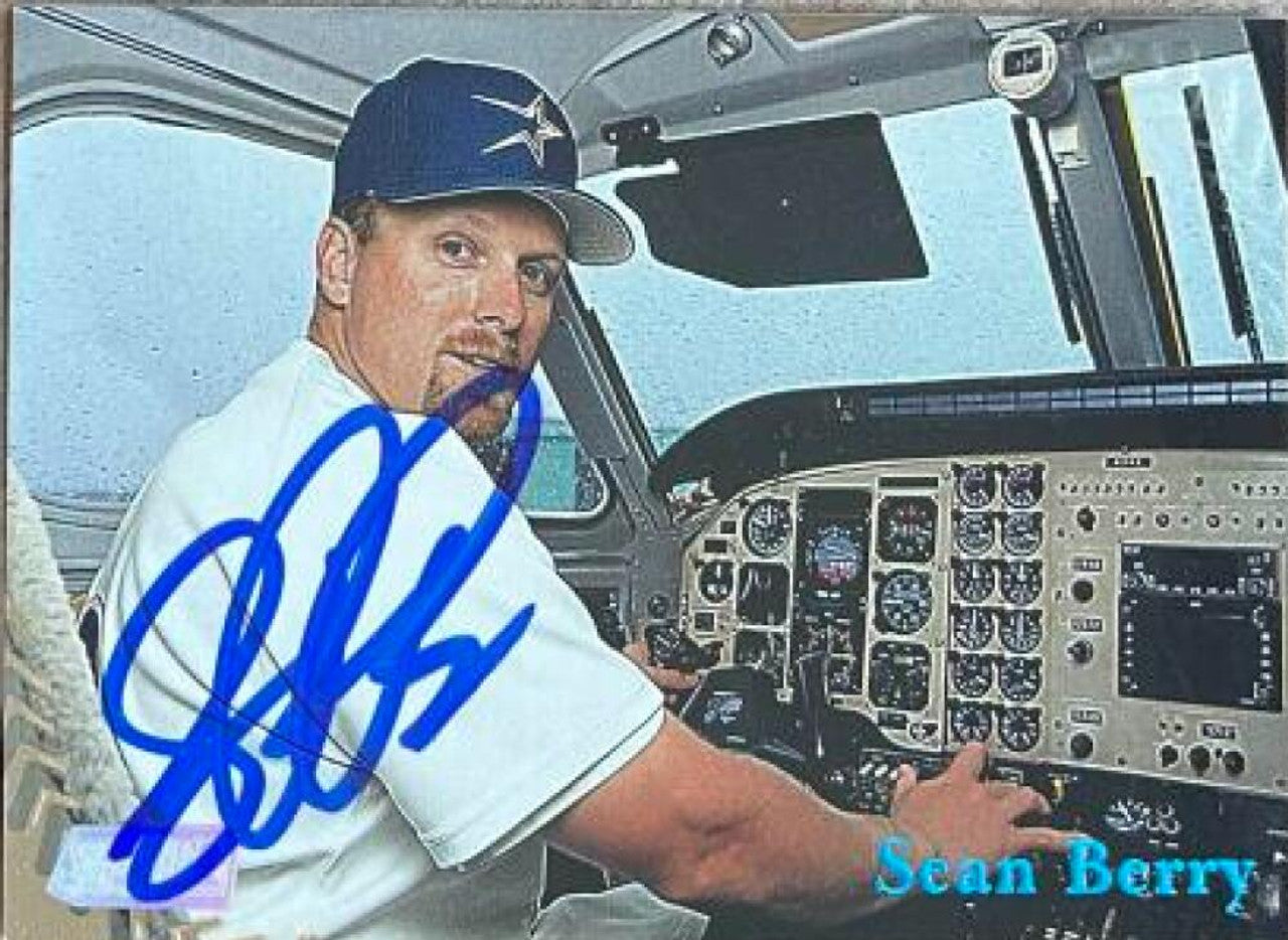 Sean Berry Autographed 1998 Stadium Club Baseball Card - Houston Astros