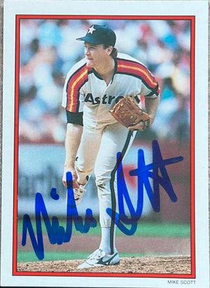 Mike Scott Signed 1990 Topps All-Star Glossy Baseball Card - Houston Astros